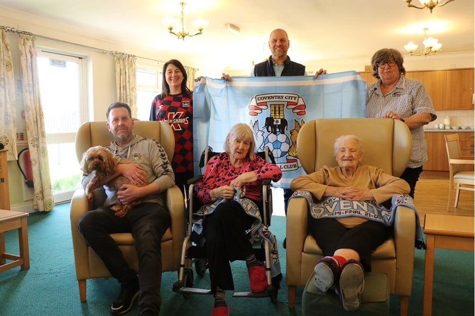 COMMUNITY: SBitC surprise Charnwood House Dementia Care Home residents ahead of FA Cup Semi-Final